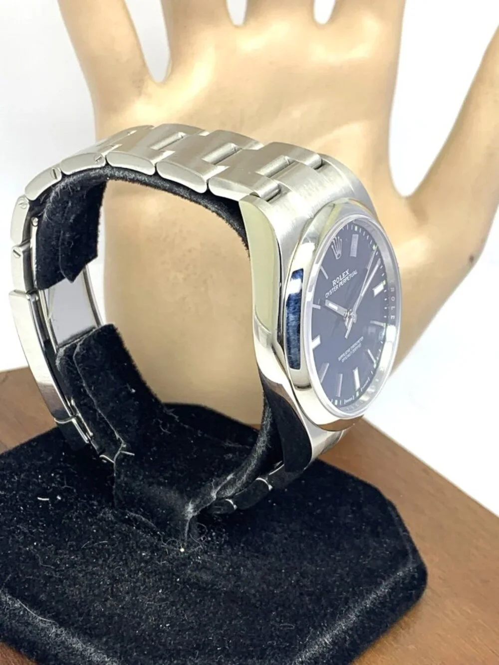 Rolex Oyster Perpetual Men's Watch 114300 Swiss Automatic Blue Dial Steel 39mm